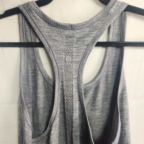 Lululemon Running Seamless Swiftly Tech Racerback Slate Gray 10 - Picture 8 of 14